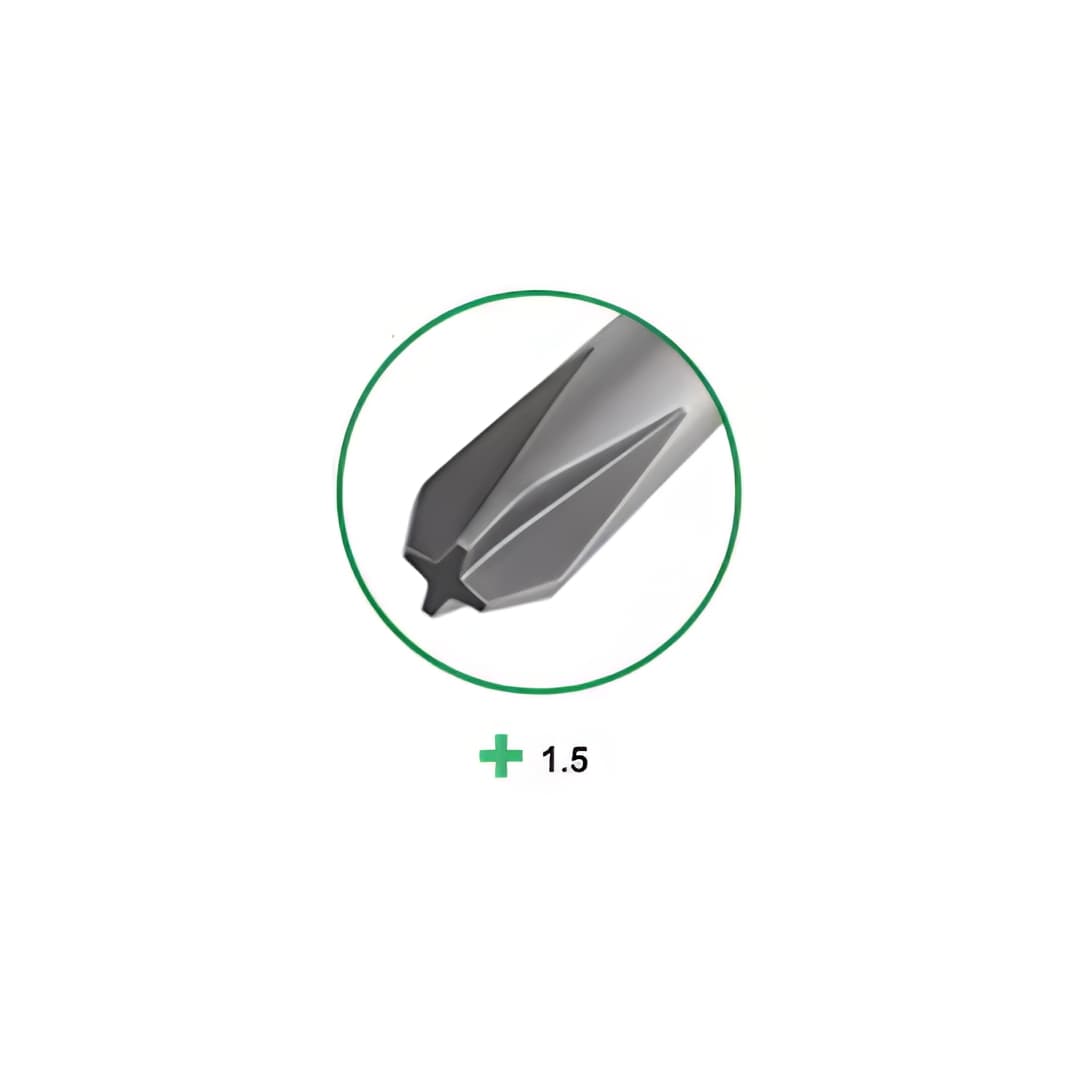 پیچ گوشتی چهارسو ریلایف سایز +1.5 مدل RL-730 — تصویر ۱۱