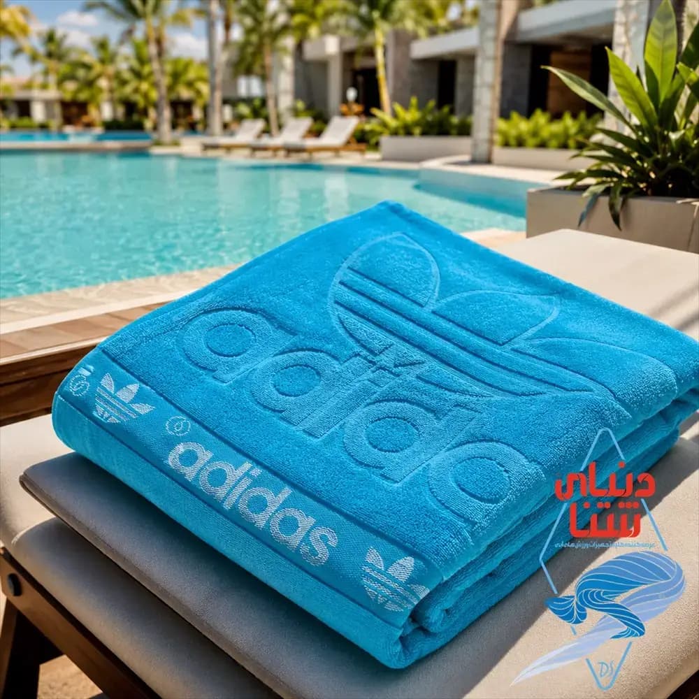 حوله استخری adidas ابعاد 70*120 کد 4443 — تصویر ۵