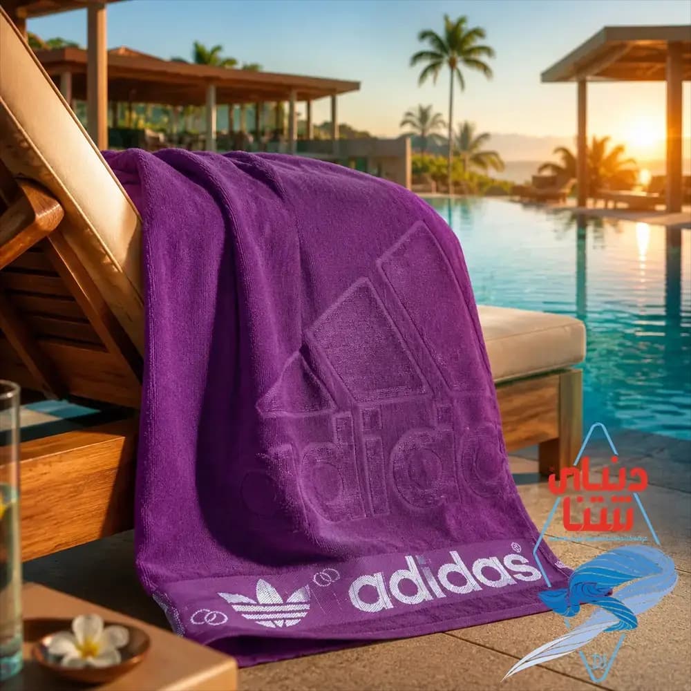 حوله استخری adidas ابعاد 70*120 کد 4443 — تصویر ۹