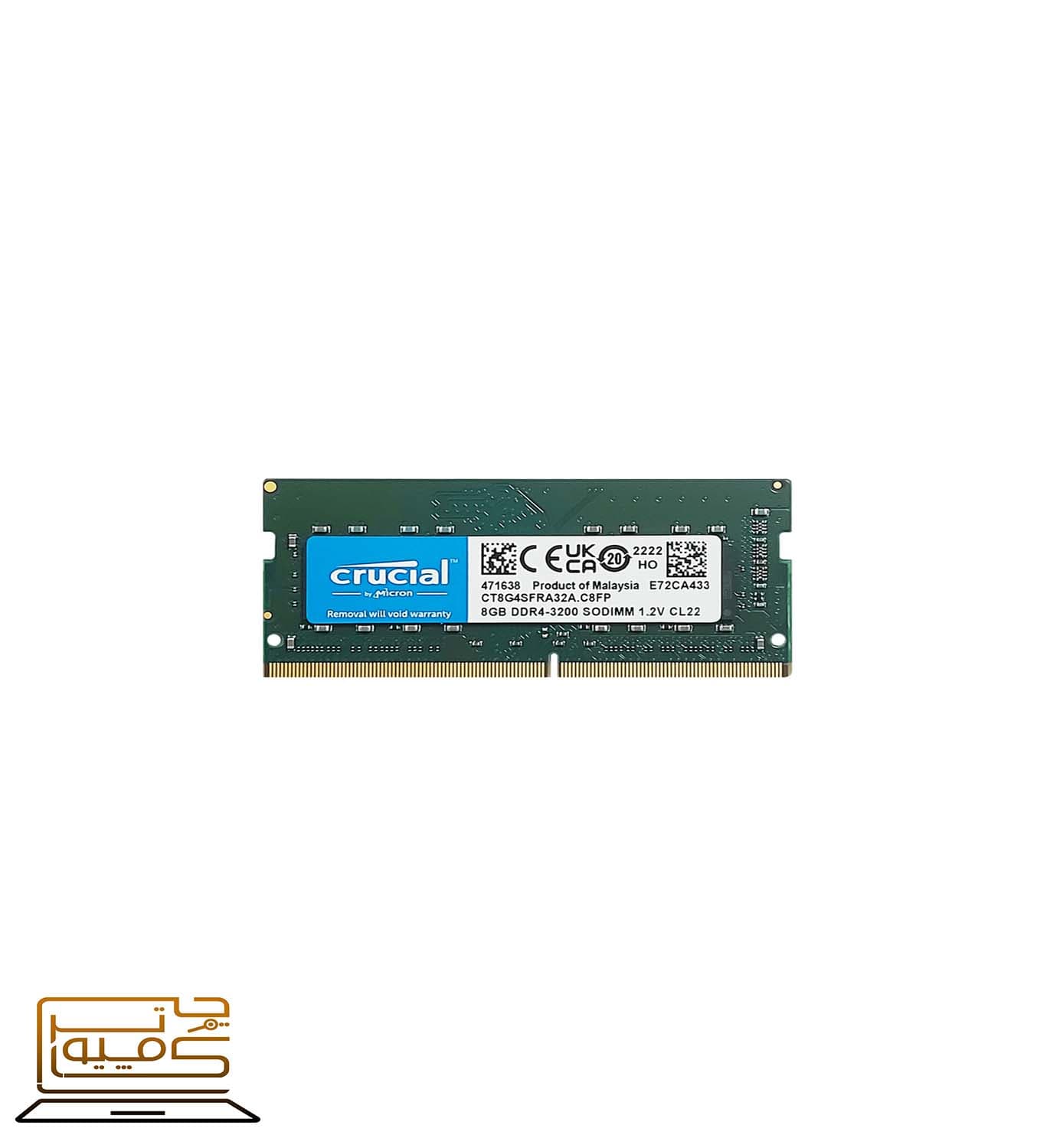 رم کروشیال CRUCIAL NOTEBOOK 8GB 3200MHZ D4