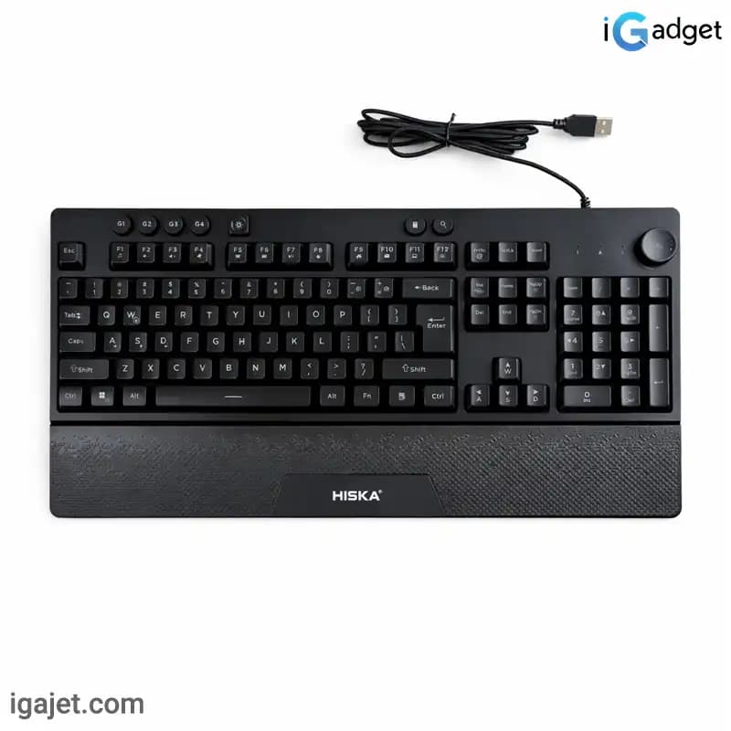 کیبورد گیمینگ هیسکا مدل HX-KEG405 — تصویر ۶