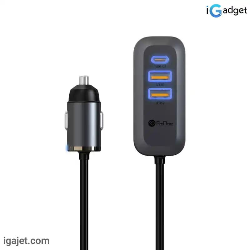شارژر فندکی 100 وات پرووان مدل PCG23 — تصویر ۲