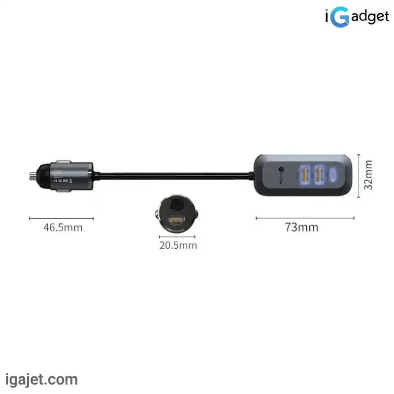 شارژر فندکی 100 وات پرووان مدل PCG23 — تصویر ۶