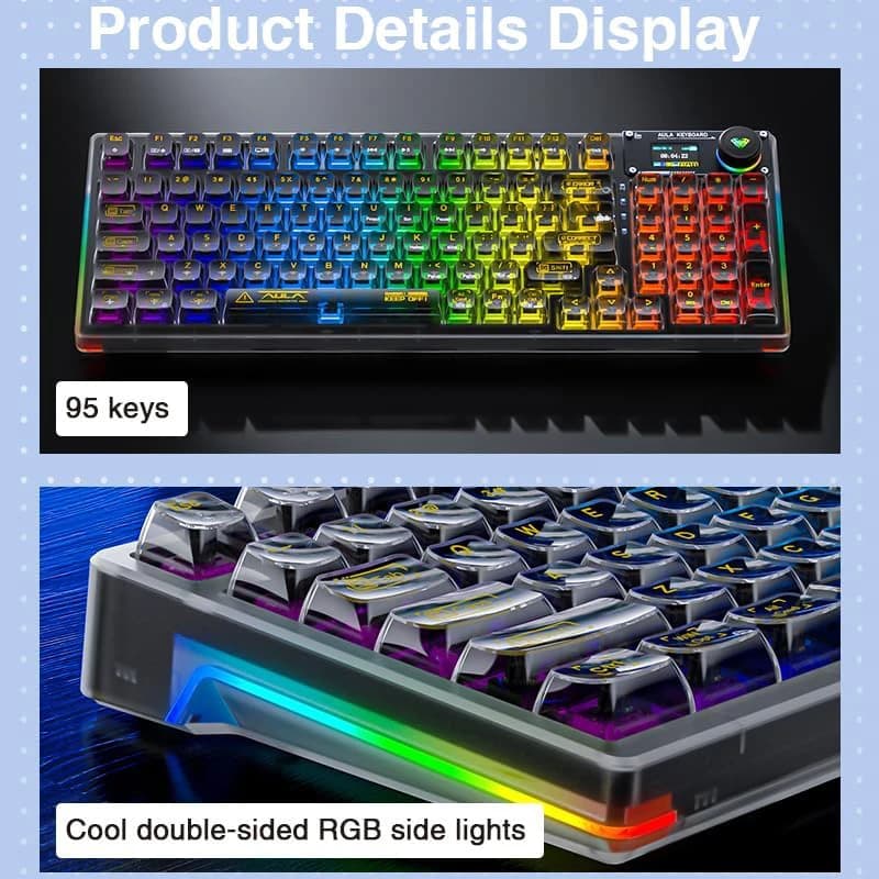 کیبورد مخصوص بازی آئولا مدل F98 PRO — تصویر ۱۲