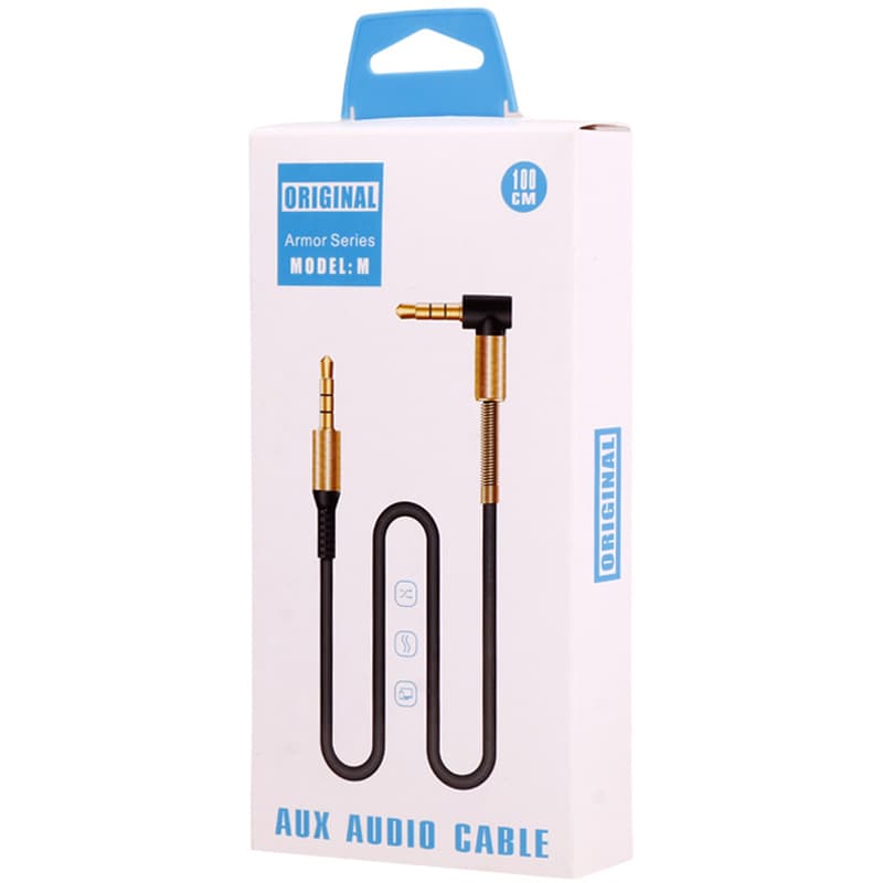 کابل Original M Armor AUX 1m یکسر L — تصویر ۲