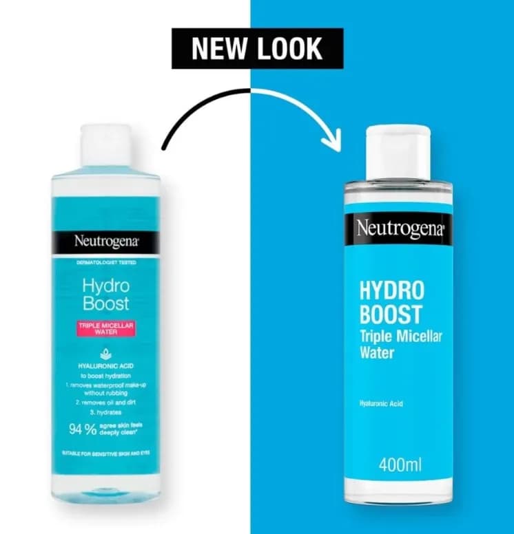 میسلار واتر پاک‌کننده آرایش هیدرو بوست نیتروژنا Neutrogena Hydro Boost Micellar Water — تصویر ۹