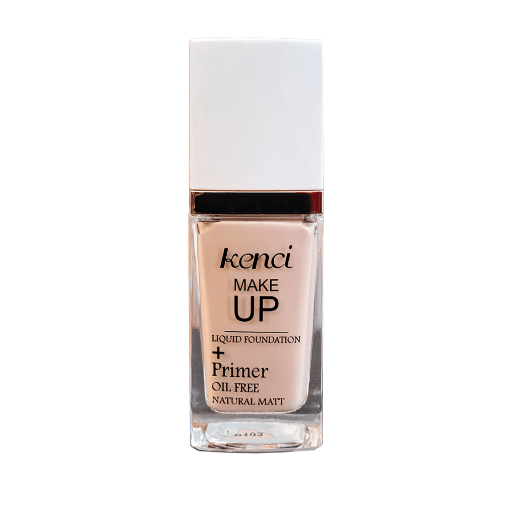 کرم پودر پرایمر دار کنسی Liquid Foundation + Primer Oil Free Natural Matt