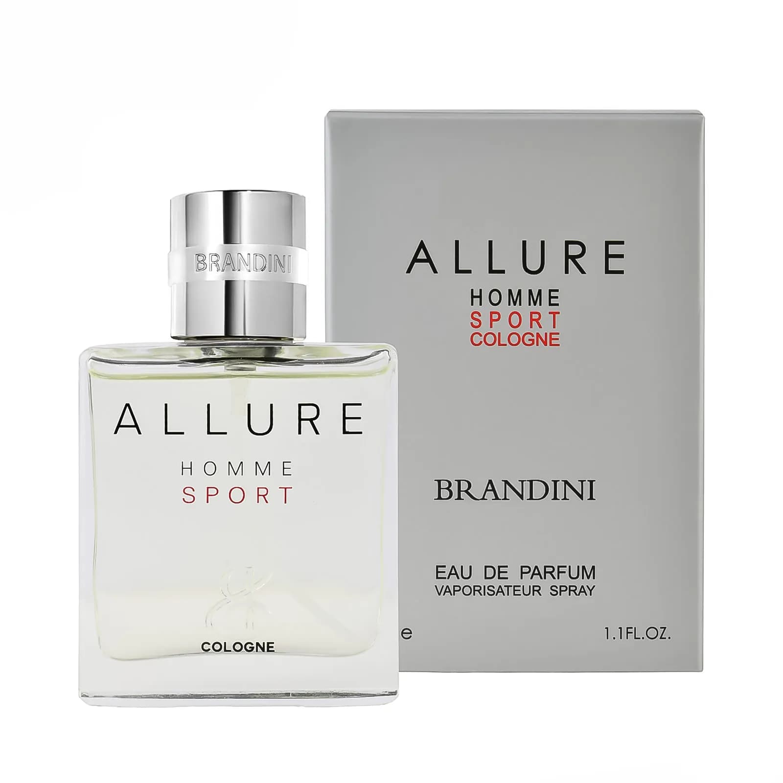 عطر جیبی مردانه برندینی الور هوم اسپرت کلون – ۳۳ میل – Brandini Allure Homme Sport Cologne — تصویر ۲