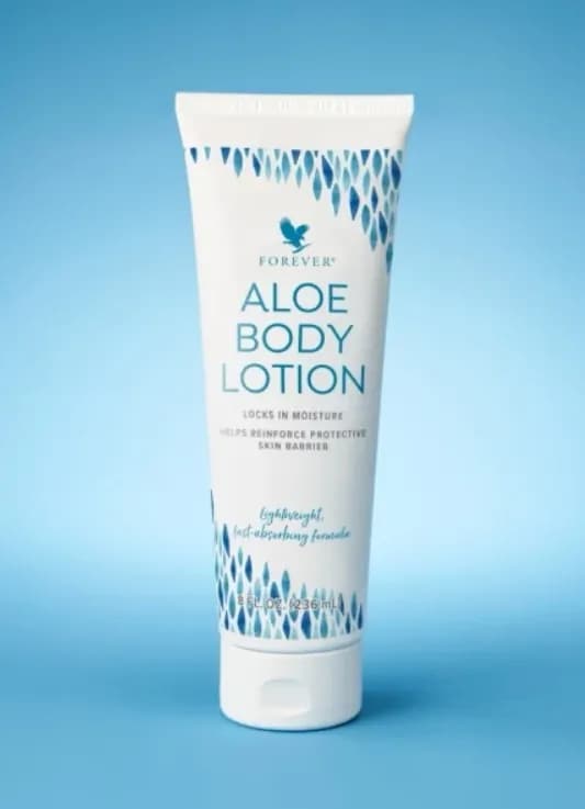 Forever Aloe Body Lotion فوراور آلو بادی لوشن بهترین لوسیون بدن آبرسان برای پوست خشک، زبر و کمآب — تصویر ۷