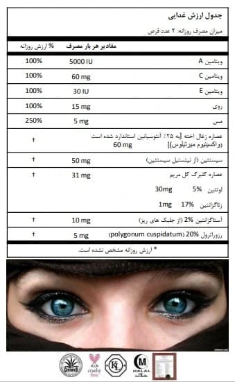 Forever iVision فوراور آی ویژن مکمل سلامت چشم فوراور حاوی لوتئین، زآگزانتین و بیلبری — تصویر ۴