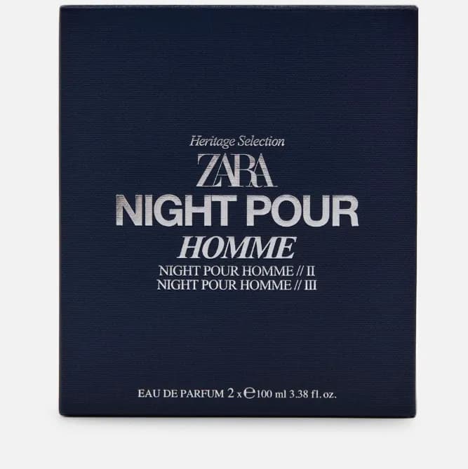 عطر مردانه زارا نایت پور هوم NIGHT POUR HOMME II + III EDP Zara — تصویر ۵