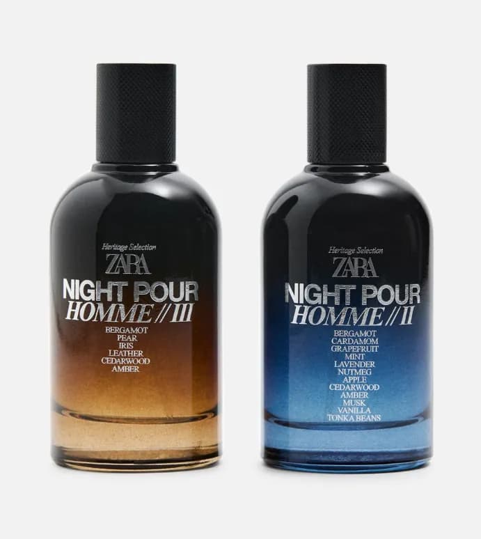 عطر مردانه زارا نایت پور هوم NIGHT POUR HOMME II + III EDP Zara — تصویر ۴