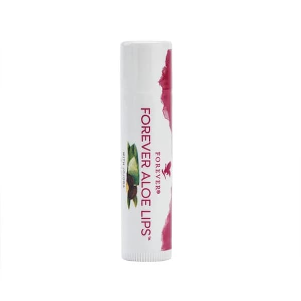 بالم لب فوراور آلوئه ورا (Forever Aloe Lips) | مرطوب کننده و نرم کننده لب با روغن جوجوبا