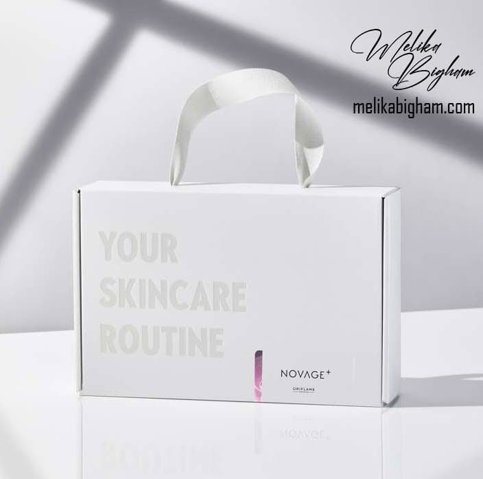 پک روشن کننده و ضدلک نوایج پلاس اوریفلیم Novage+ Bright Intense Routine Mixed — تصویر ۶