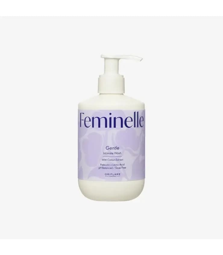 ژل شستشوی واژینال نوجوانان فمینله بنفش اوریفلیم Feminelle Teens Gentle Intimate Wash With Cotton Extract