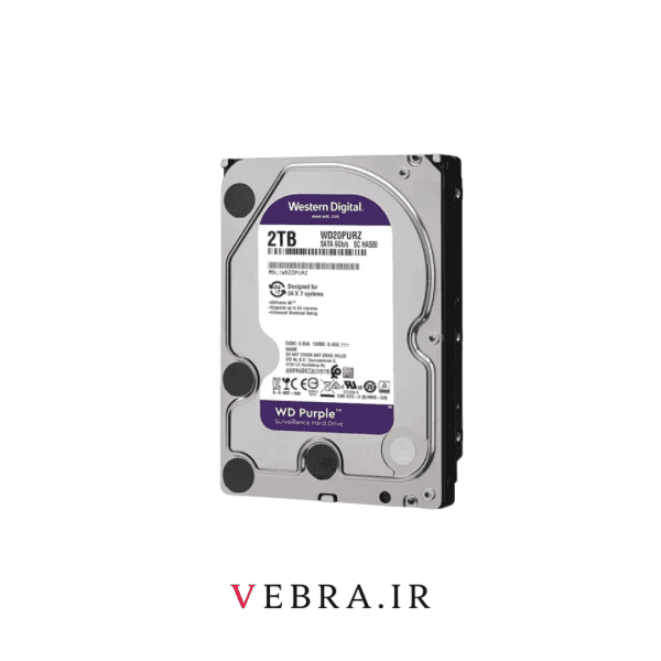 هارد 2 ترابایت وسترن بنفش WD Purple (اصلی)