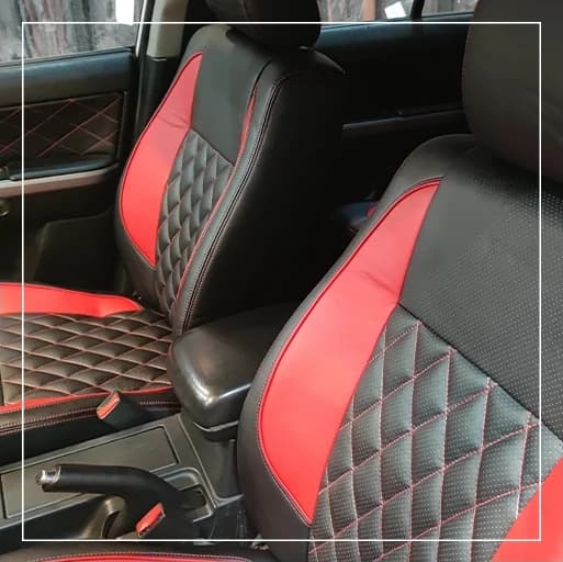 روکش صندلی سوزوکی ویتارا Suzuki مدل لمسه لوزی برند R-1214) ECCCO) — تصویر ۴