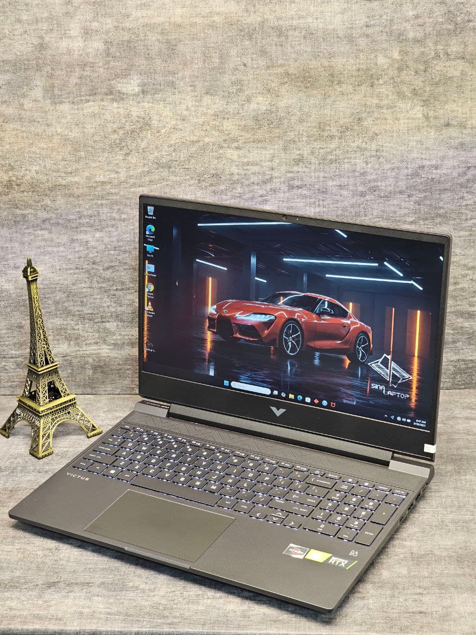 HP VICTUS 15 RYZEN 5-7535HS RTX 2050 لپ تاپ گیمینگ