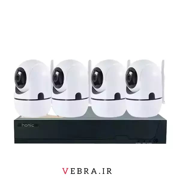 پکیج 4 عددی دوربین بی سیم چرخشی وای فای — تصویر ۴