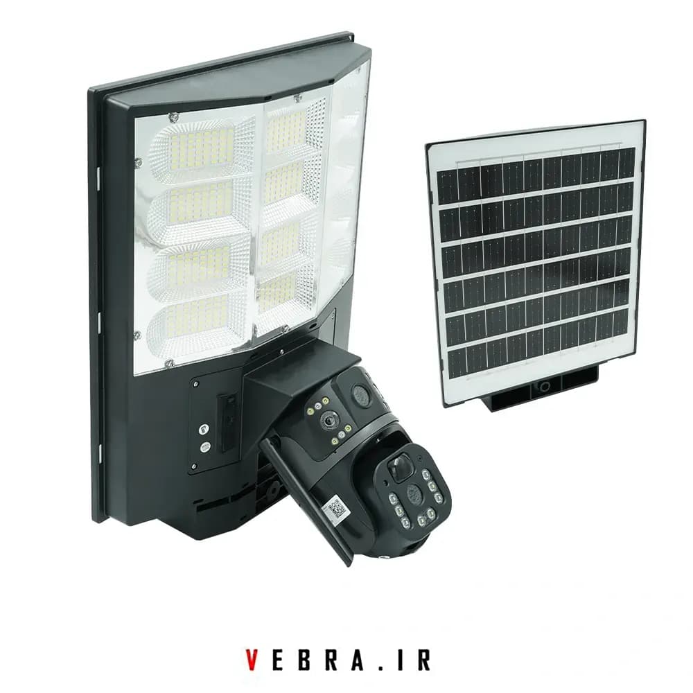 دوربین پروژکتور خورشیدی دو لنز 9s با نرم افزار v380
