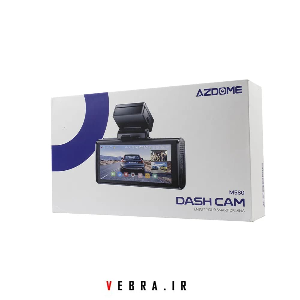 دوربین خودرویی 2K وای فای AZDOME مدل M580 + پک اصلی با گارانتی — تصویر ۱۲