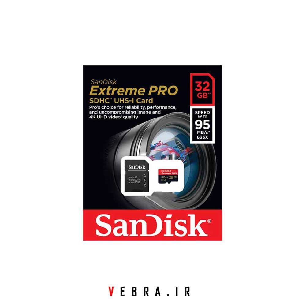 کارت حافظه مدل Sandisk 32GB Extreme PRO