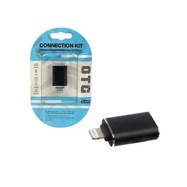 مبدل USB Otg آیفون به لایتنینگ مدل Jh-049 — تصویر ۲