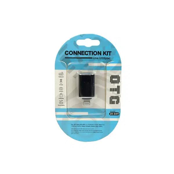 مبدل USB Otg آیفون به لایتنینگ مدل Jh-049 — تصویر ۳