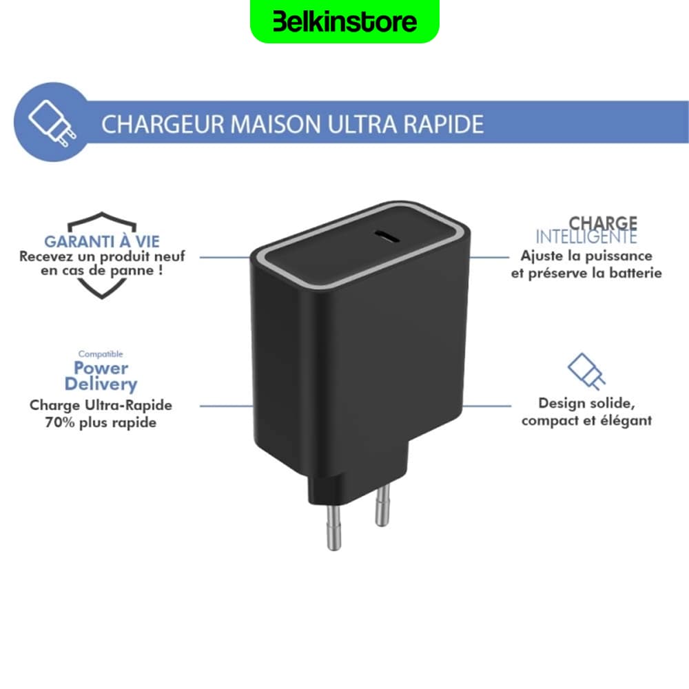 شارژر 45 واتی فورس پاور مدل – USB-C PD FORCE POWER – مدل FPLICS1C45WPDB — تصویر ۵