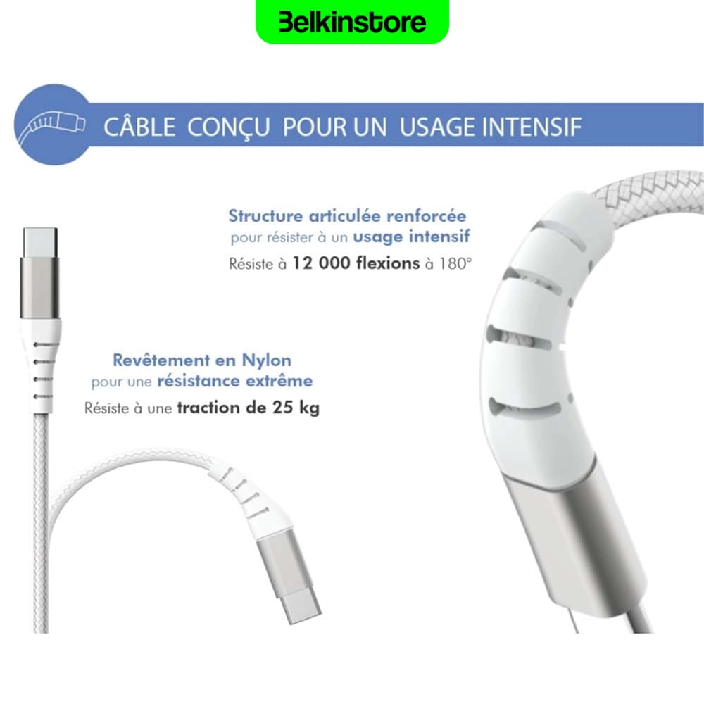 شارژر 25 واتی فورس مدل – USB-C PD همراه با کابل USB-C – مدل FPLICS25WCBLCCW — تصویر ۵