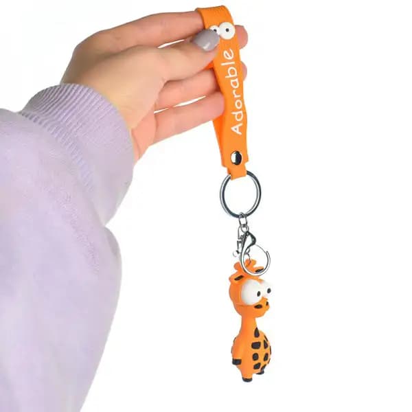 جاکلیدی و آویز کیف طرح زرافه Giraffe — تصویر ۵