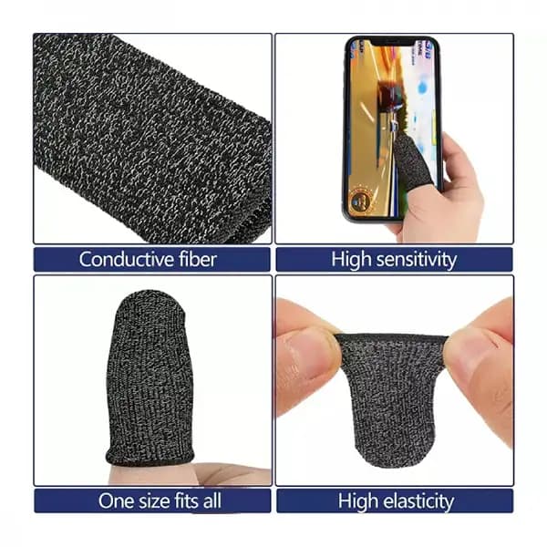 کاور تاچ انگشتی گیمینگ هوکو مدل Mobile Gaming Finger Sleeve GM4 — تصویر ۱۲