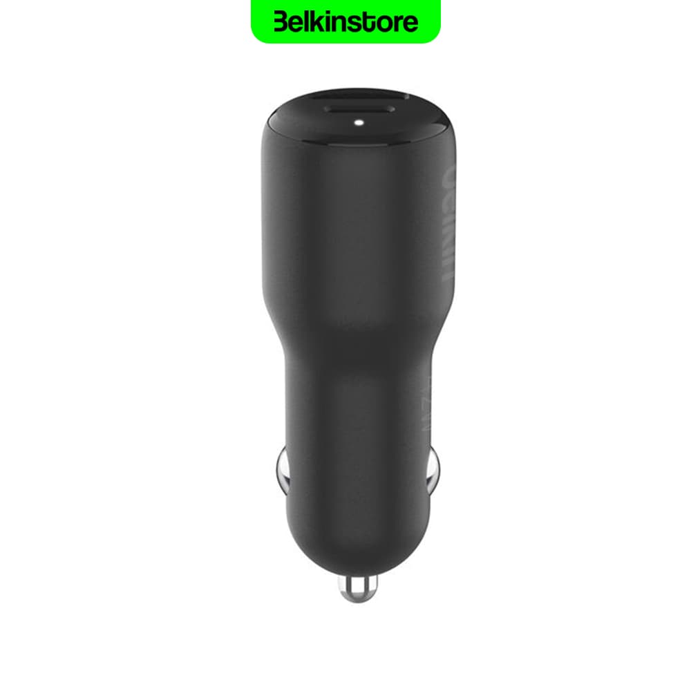شارژر فندکی 42 وات بلکین – BoostCharge Dual Car Charger 42W – مدل CCB005qcBK — تصویر ۲