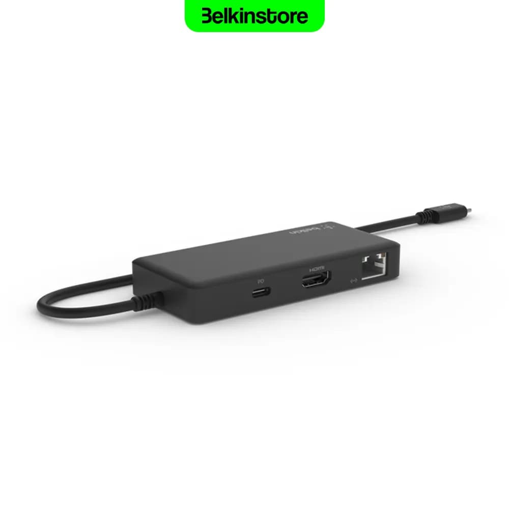 هاب تایپ سی 5 پورت بلکین USB-C 5-in-1 Multiport Adapter – مدل INC008ttBK — تصویر ۱۰