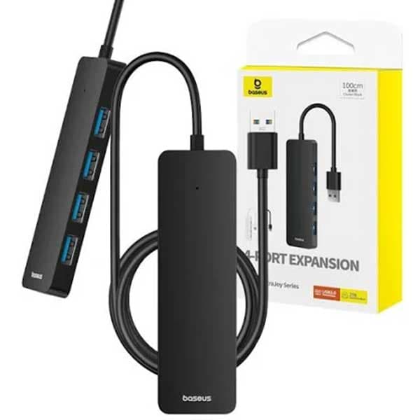 هاب USB چهار پورت بیسوس Baseus USB Hub UltraJoy Series Lite 4-Port B0005280B111-01 — تصویر ۶