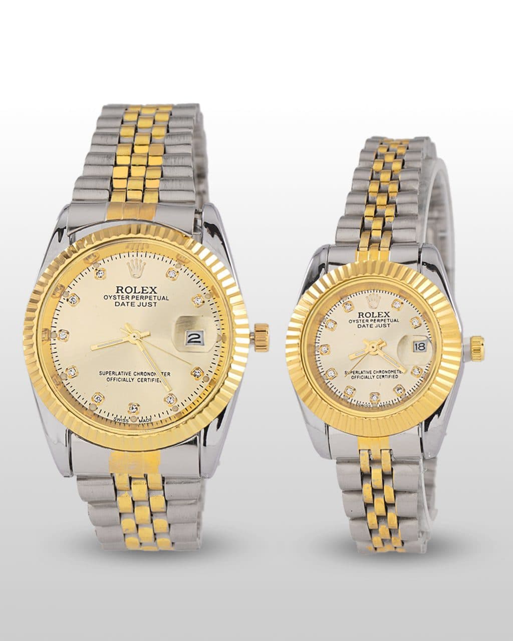 ‏‌ست ساعت مچی مردانه و زنانه رولکس ROLEX مدل 1010 — تصویر ۲