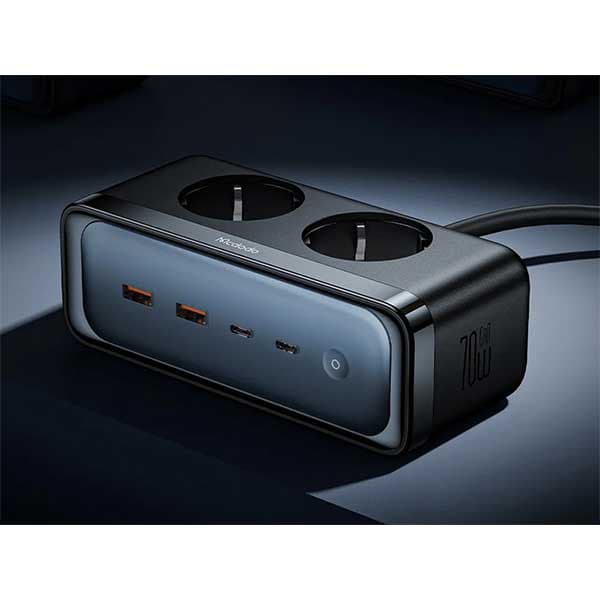چندراهی و محافظ برق 6 در 1 مکدودو 70 وات Mcdodo 6 in 1 GaN Lightning Protection Power Strip CH-461 — تصویر ۱۲