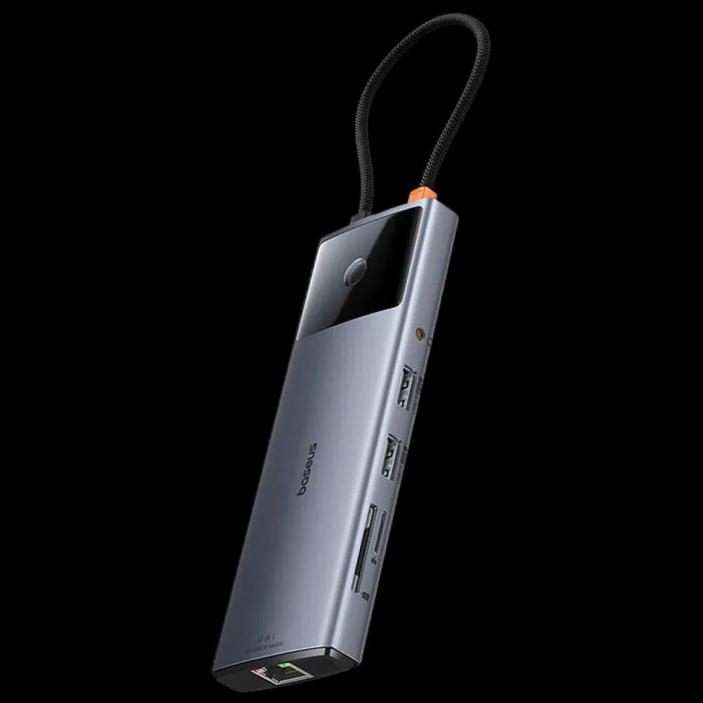 هاب تایپ سی 10 پورت بیسوس Baseus Metal Gleam Series II Hub BS-OH084 — تصویر ۱۲