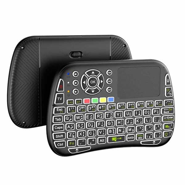 مینی کیبورد بی سیم همراه با تاچ پد پرودو Porodo Mini Wireless Keyboard Touch Combo MWKTC — تصویر ۶