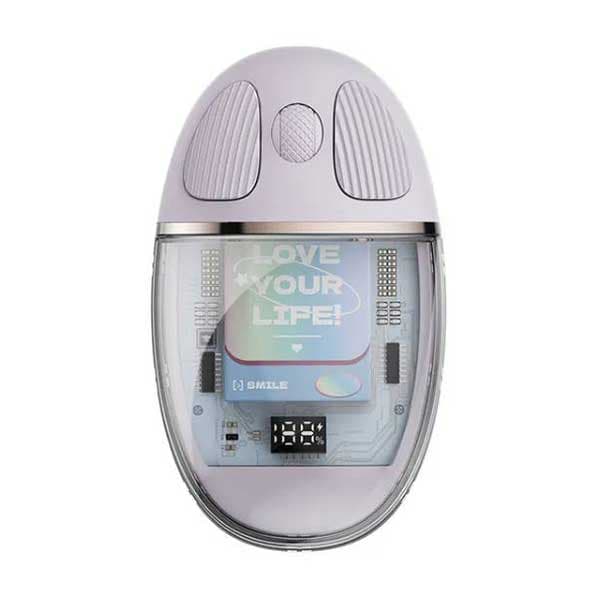 موس بی سیم دوحالته شارژی کوتسی Coteci Magic Crystal Dual Mode Mouse 84011 — تصویر ۱۲