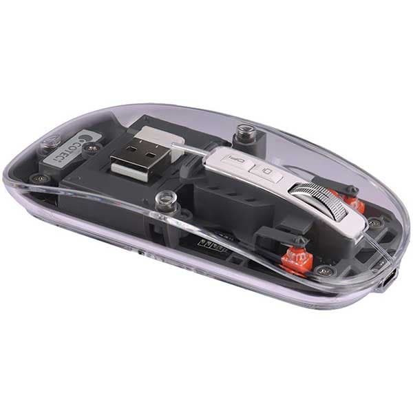 موس بیسیم 3 حالته کوتسی Coteci Magic Crystal II Three Mode Mouse 84015 — تصویر ۲