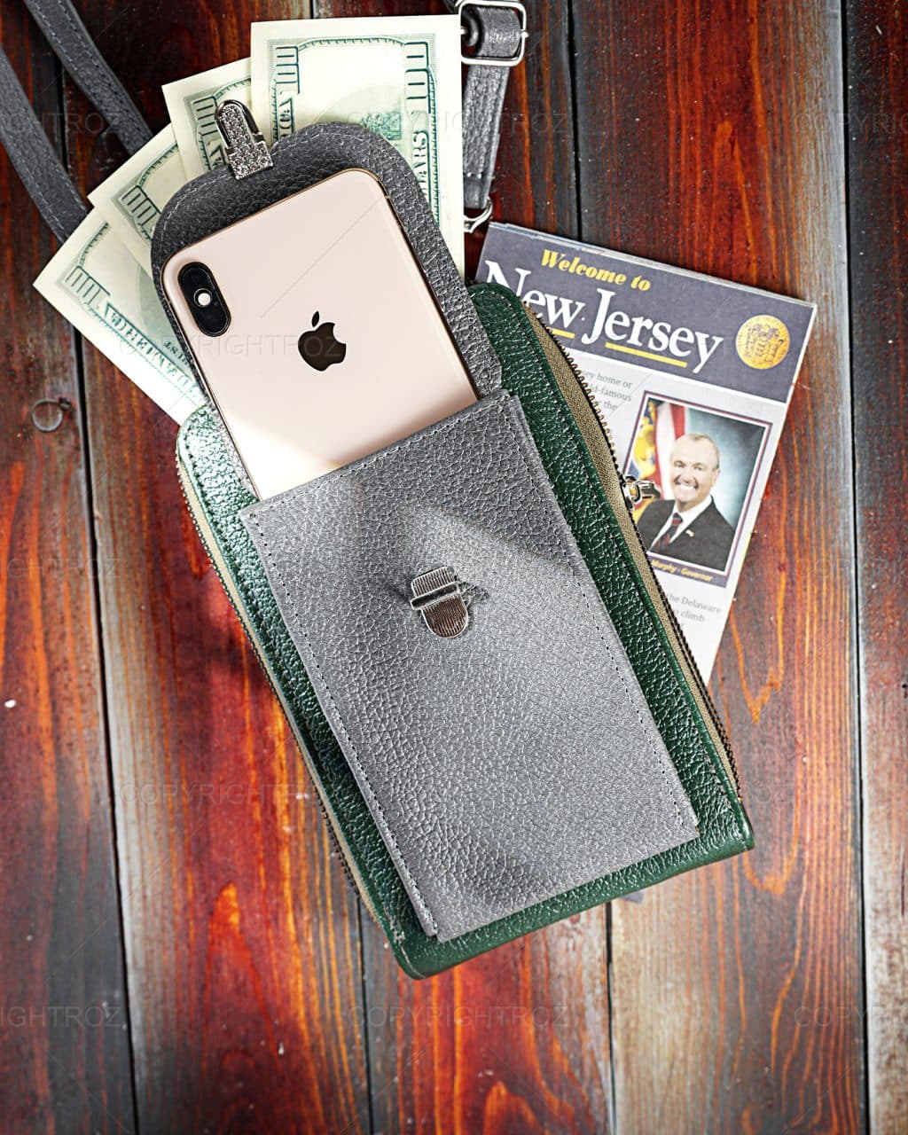 کیف دوشی چرم طبیعی مدل 935 — تصویر ۵