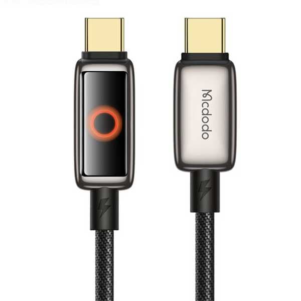 کابل شارژ دوسر تایپ سی 100 وات مک دودو Mcdodo CA-668 100W USB-C to USB-C Auto Power Off Cable