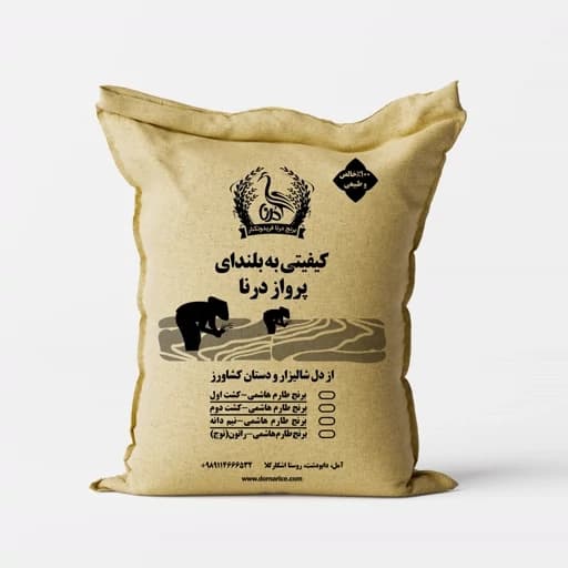 برنج طارم هاشمی ارگانیک کشت اول — تصویر ۲