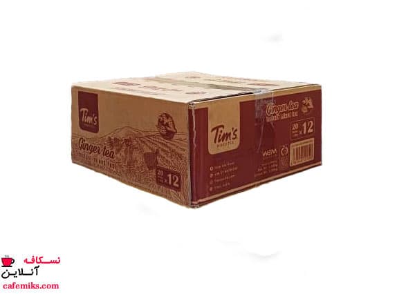 شیر چای زنجبیل تیمز عمده 12 بسته 20 عددی