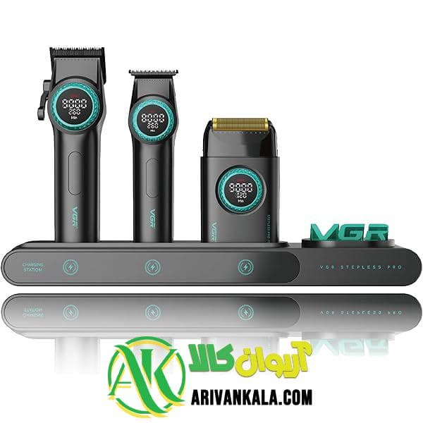ست ماشین اصلاح خط زن شیور VGR V-001 Pro