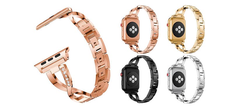 بند فلزی نگین دار اپل واچ Apple Watch Jeweled Metal Bracelet 38/40/41mm — تصویر ۳