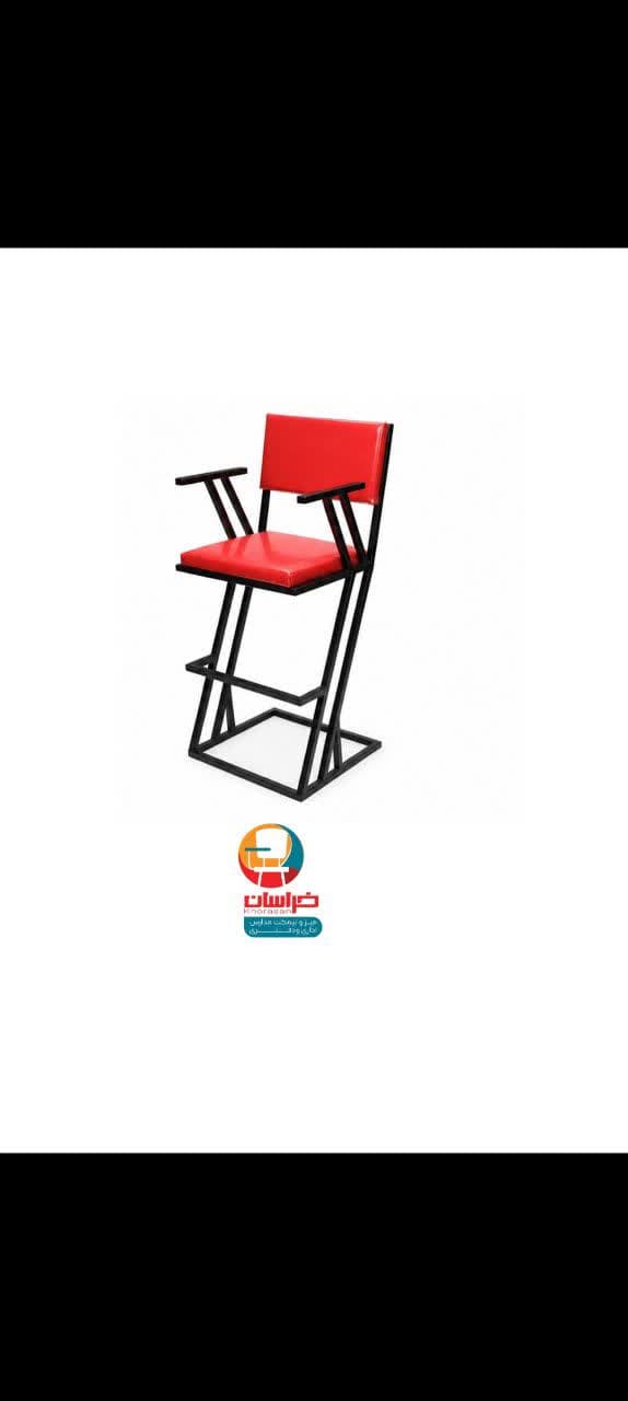 صندلی و نیمکت پایه ایکس دسته دار