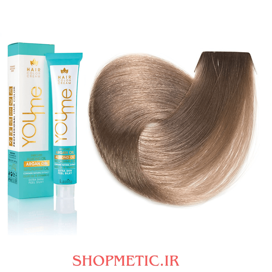 رنگ مو یومی سری مرواریدی شماره 9.2 بلوند مرواریدی بسیار روشن حجم 100ML — تصویر ۳