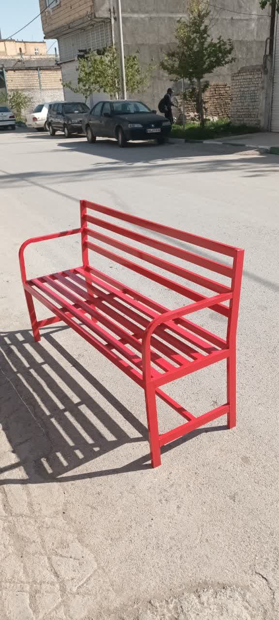نیمکت انتظار پارکی پشتی دار